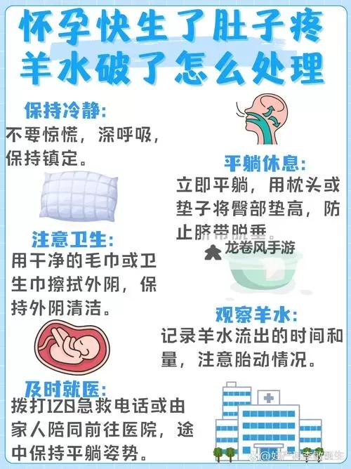 孕夫顶破羊水开启纯生扩产道 实现顺产新突破图1